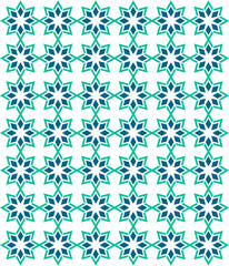 Obraz premium Seamless Geometric Star Pattern Modern Islamic Ornament Background