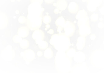 White sparks and stars glitter with soft golden glow on a transparent background. Magical sparkling dust particles create an elegant festive design for Christmas and winter holidays.