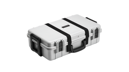 Heavy tool kit case isolated on transparent background, PNG
