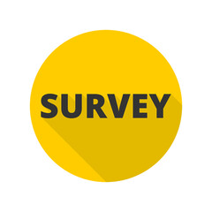 Survey color icon isolated on transparent background