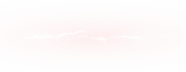 Red Lightning PNG with Transparent Overlay on transparent background