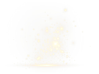 PNG Magic Overlay with Shiny Gold Sparkles on transparent background