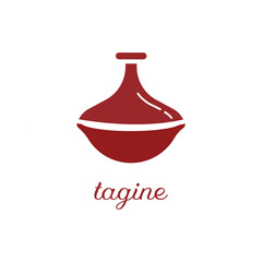 Moroccan Tagine Pot Icon  Flat Graphic Illustration