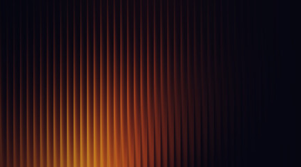 Dark Abstract Vertical Ripples with Fiery Orange Glow background texture