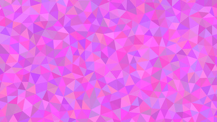 Abstract polygonal background with shades of pink and purple color palette