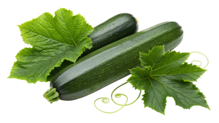 Fresh zucchini harvest with vibrant green leaves ready for healthy recipes and culinary creations for nutrition and dietary needs