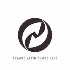 Dynamic Modern Arrow Logo, Progress and Motion Symbol