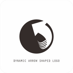 Dynamic Modern Arrow Logo, Progress and Motion Symbol