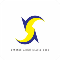 Dynamic Modern Arrow Logo, Progress and Motion Symbol