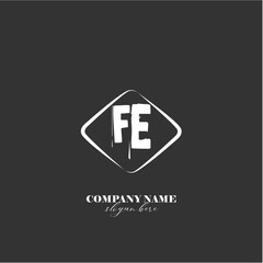 vector FE illustration of a logo for a company background abstract