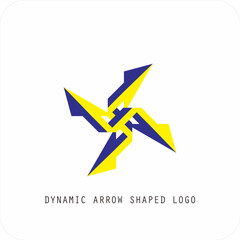 Dynamic Modern Arrow Logo, Progress and Motion Symbol