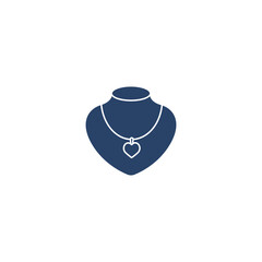 vector illustration of a necklace
