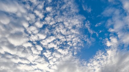 blue sky with clouds