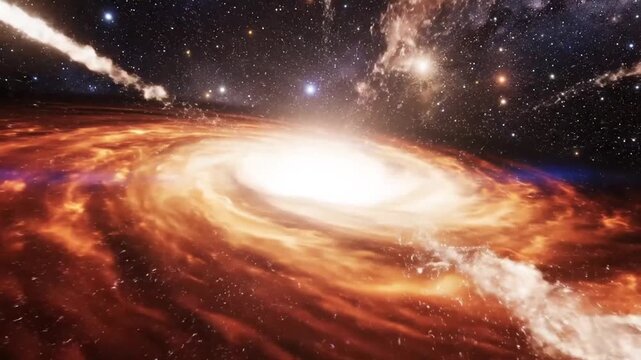 Explosive stellar birth in cosmic nebula