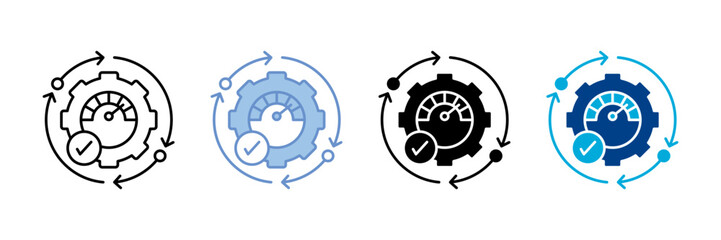 Optimization   Icon Set Multiple Style Collection