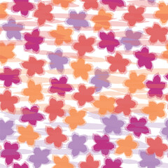 seamless background with stars