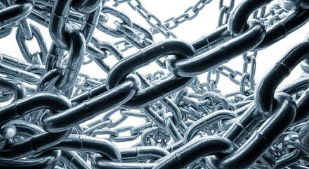 Download high resolution metallic chain links background image for graphic design and wallpaper projects