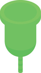 Green menstrual cup offers a reusable and eco conscious alternative for managing periods, promoting sustainable practices