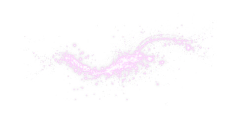 PNG Sparkle Overlay with Pink Particles and Glowing Effect on transparent background