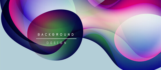 Abstract fluid shapes, vibrant colors, dynamic composition. Modern design element, perfect backdrop for projects.