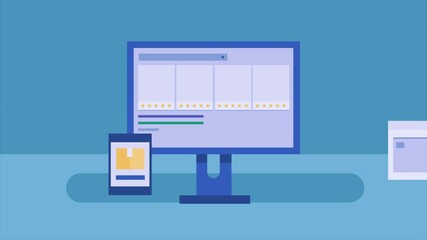 ecommerce SEO displaying product on search engine result page. eCommerce product ad campaign on mobile.