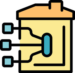 Wireless technology connecting various devices in a smart home automation system, enhancing convenience and control