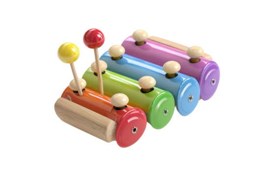 Baby Musical Toy with Lights and Sounds isolated on transparent background