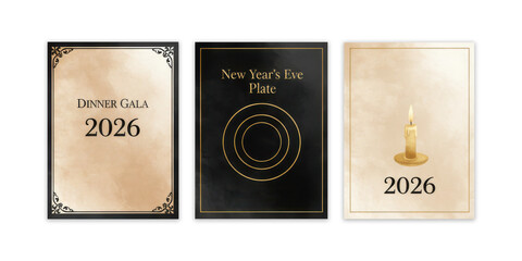 Elegant event invitation cards with classic designs