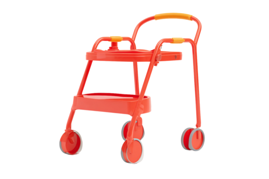 Baby Walker for Fun and Engaging Learning isolated on transparent background