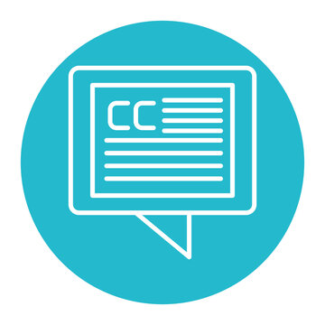 Closed Captioning Icon