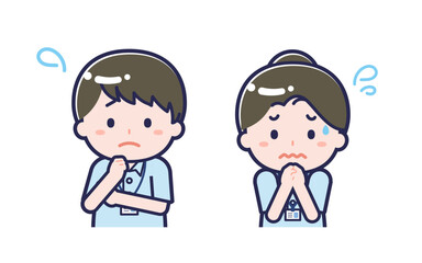 介護士／2人組／男女 05