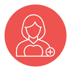 Fototapeta premium Plus Size Models Icon
