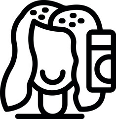 Hairdresser applying hair product to a smiling client with long hair, representing hair care and beauty salon services