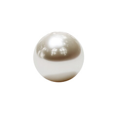 Luminous, round, pearl-like sphere against a stark black background