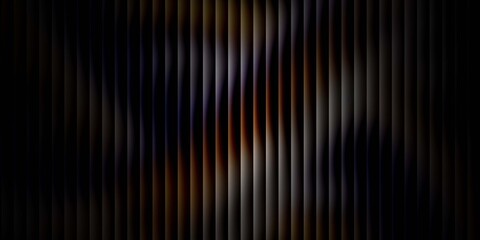 Fototapeta premium Dark Black Brown Gray Vertical Gradient Line Background with Soft Orange Light Glow Effect