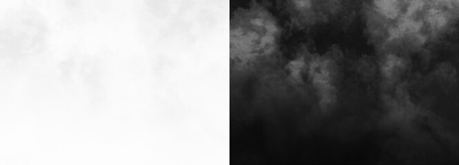 Dramatic contrast between light and dark Fog creates a captivating effect isolated on transparent background