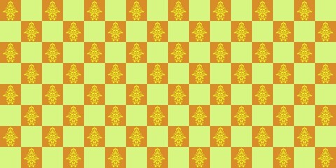 Damask Nature Pattern Background Illustration For Cover, Banner, Notes. Aesthetic Background. Damask Pattern Background. Seamless background. 