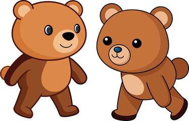 cute bear cartoon, forest animal vector, baby bear illustration, adorable wildlife drawing, woods creature design, forest bear artwork, kids cute animal poster, friendly wild bear, happy bear vector, 