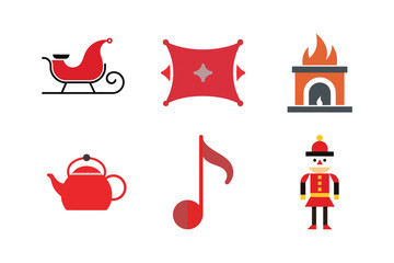 Christmas Icon Vector Bundle