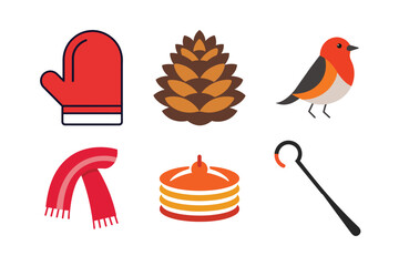 Christmas Icon Vector Bundle