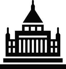 Parliamentary seat icon design for government and politics