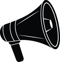Protest megaphone icon for activism and public speaking