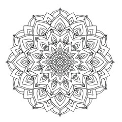 Detailed mandala pattern, a spiritual symbol
