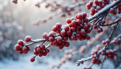 red berries on a branch