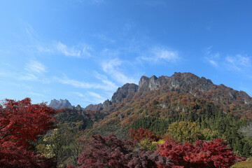 紅葉が美しい妙義山