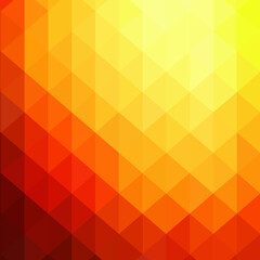 Fototapeta premium orange triangles background. polygonal style. eps 10