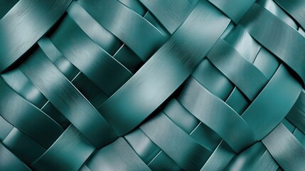 Intricate teal woven texture pattern with diagonal lines.