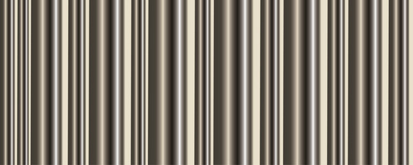 Obraz premium Abstract background of vertical metallic stripes with gradient shades of silver and gray ,construction and architecture structure material texture, industrial steel iron line cover, aluminum row, 