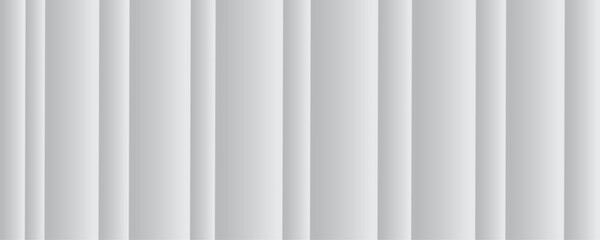 Obraz premium Abstract background of vertical metallic stripes with gradient shades of silver and white ,construction and architecture structure material texture, industrial steel iron line cover, aluminum row.