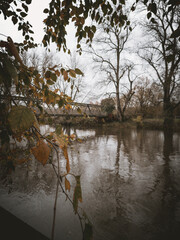 Dark and Atmospheric Pedestrian Bridges and Tunnels on the Burton Washlands Walkway, UK